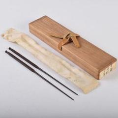 茶道具　古鉄　四方すかし飾　火箸　時代箱　V　8962 茶道具 古鉄 四方すかし飾 火箸 時代箱 V 8962 - メルカリ