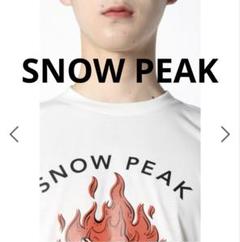 SNOW PEAK TAKIBI TIME Tシャツ ホワイトのサムネイル