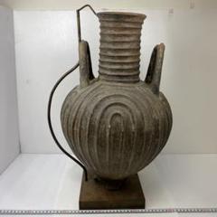 専用 古代 双耳土器 壺 高さ約53.5㎝(台込)タコオ 東さ7-0409① 専用 古代 双耳土器 壺 高さ約53.5㎝(台込)タコオ 東さ7