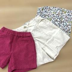 アプレレクール　ブランシェス　ショートパンツ 3点セット　130