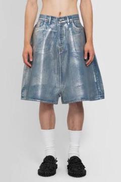 doublet 24SS FOIL DENIM SHORT PANTS - メルカリ