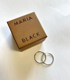 未使用神崎恵MARIA BLACKマリアブラックオーバルピアス片耳２個両耳フープ MARIA BLACK マリアブラック 両耳用ピアス 神崎恵さん着用