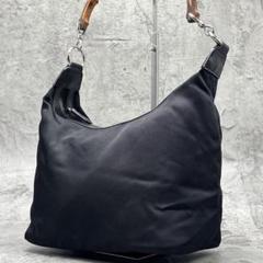 美品✨グッチ ボディバッグ バンブー ワンショルダー 斜め掛け