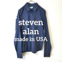 USA製 steven alanスティーブンアラン チェック柄シャツのサムネイル