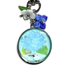 シマエナガ✧︎レジンミニハサミ 紫陽花 シマエナガ︎レジンミニハサミ 紫陽花-海外で買