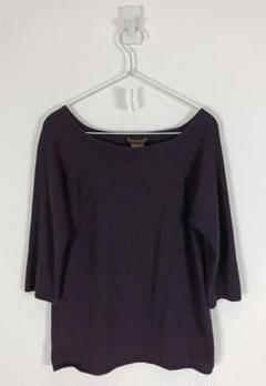LOUISVUITTON カシミヤのニット【サイズL】【パープル】