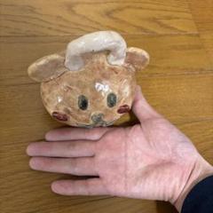 世界に一つ　クマちゃんの土鈴　寂しい時、「笑顔」になれます
