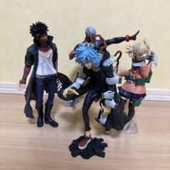 僕のヒーローアカデミア ヴィランフィギュア 3体セット ヒロアカ 30万円超え! ヴィラン3人の69cm超大型フィギュア2種を比較