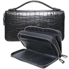 W36 超高級 クロコダイル 財布バッグ 長財布 ラウンドジップ 新品 未使用