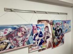 湊あくあ　結城さくな　タペストリー