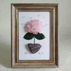 ＊虹と紫陽花で超Happy！＊シーグラスアート 天然石 mami | Hydrangea #シーグラスアート#シーグラス#seaglass