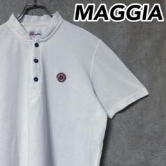 MAGGIA GOLF マッジア ゴルフ ロゴ ミニ 襟 シャツ ウェア 半袖