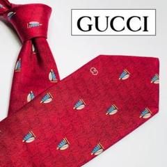GUCCI グッチ　ネクタイ　イエロー　ヴィンテージ　インターロッキング　お洒落 新品未使用】グッチ ネクタイ イエロー GG インターロッキング