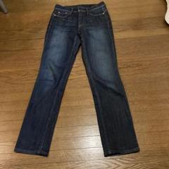 Mrs.jeanaGOLDブルーデニムジーンズSサイズ