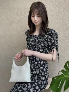 snidel スナイデル　バリエプリントワンピース　ワンピ　black ブラック SNIDEL（スナイデル）の「【WEB限定サイズあり】バリエプリント