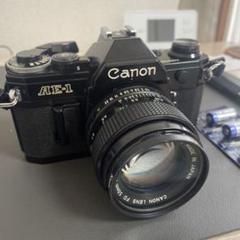 キヤノン AE-1 PROGRAM ブラック NFD 50mm f1.4 完動品 Canon AE-1 PROGRAM FD 50mm F1.4 S.S.C.