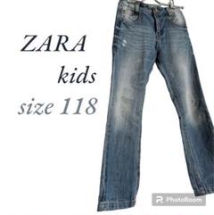 ザラキッズ　ZARA kids デニム　120cm ダメージ加工　おしゃれ