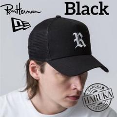 ロンハーマン RHC newera メッシュ Rロゴ キャップ　black ロンハーマン RHC newera メッシュ Rロゴ キャップ black - メルカリ