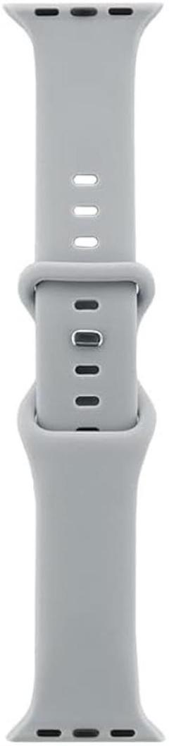 Apple Watch 38/40/41mmバンド シリコングレー