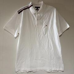 【新品】トミーヒルフィガー　ポロシャツ　濃紺　 XL トリコロール　肩 トミー ヒルフィガー TOMMY HILFIGER フラッグカフスリム