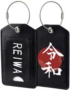 「令和」 バッグ用ネームタグ SHANSHUI,PU ネームタグ 荷物タグ