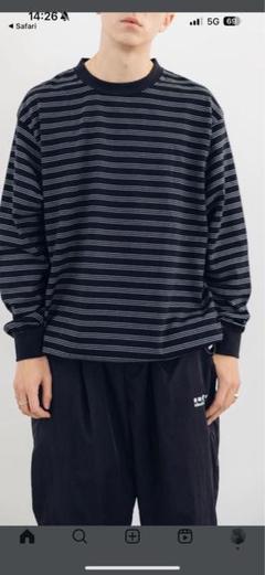 トップス sumari hemcode border long sleeve T sumari hemcode border long sleeve T - メルカリ