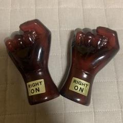 vintage 60s RIGHT ON 置物 ビンテージ ブラック 70sのサムネイル
