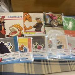 ポケモン1番くじ ステッカーステーショナリー ステッカー タオル