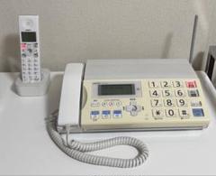 【サンヨー】　ファクシミリ 電話機 ホワイト 子機付き Yahoo!オークション -「sanyo サンヨー 子機」(ファクシミリホン