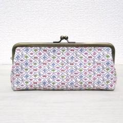 完成品✨ 【横長仕切りがま口】tambourine × 他✨ミナペルホネン