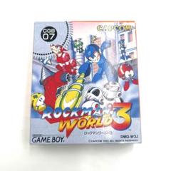 美品　ゲームボーイ ロックマンワールド3 外箱　説明書　アンケート　内袋付き