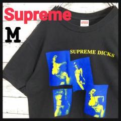 【人気デザイン】シュプリーム☆フォトロゴTシャツ　両面ロゴ　ブラック　M