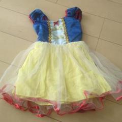 【ハロウィンに♪お誕生日に♪盆踊りに♪】スノーホワイト風ドレス 110cm