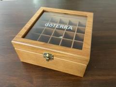 doTERRA ドテラ　木箱　アロマオイル　収納　ウッドボックス