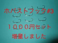 ホバストフック 3番1000円セット