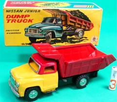 昭和30年  ブリキ  ニッサン  ジュニア トラック  ダンプカー  日産 おすすめネット 昭和30年 ブリキ ニッサン ジュニア トラック