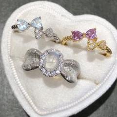 f様 レインボームーンストーン ブルートパーズ ピンクモアサナイト リング17号 f様 レインボームーンストーン ブルートパーズ ピンクモアサ