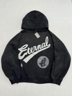 Saint Mxxxxxx SAINT OF GOD プリント コットン フーディ クール SAINT M×××××× (セントマイケル) × FEAR OF GOD / FG_HOODIE