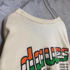 古着 アメリカ輸入 両面プリント Tシャツ 半袖 英文字 ゆるだぼ 大きめ