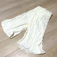 クリーム色 しわ加工 帯 フリーサイズ
