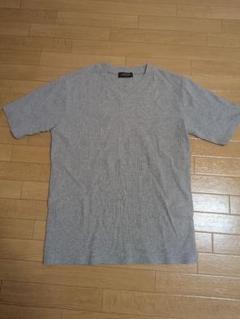 グレー Vネック Tシャツ