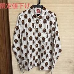 A BATHING APE (アベイシングエイプ)総柄 長袖 シャツ M 90s