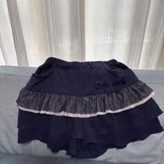 BeaBe 150 ダークブルー フリル付きキュロット
