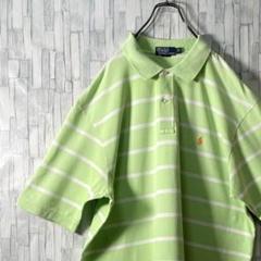 ポロシャツ 超ビッグ メンズ2XLT Ralph Lauren ライトグリーン