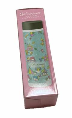 サンリオ ラッピング柄 ステンレスボトル ブルー