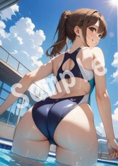 1点物 JK アニメ ファンアート A4 ポスター イラスト ★00203123