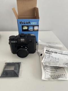 未使用品！【HOLGA 120 GCFNSET トイカメラ (ブラック)】 Amazon | ホルガ? HOLGA120CFN プラスチックレンズ カラー