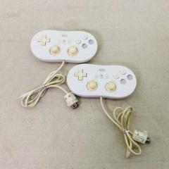 Wii ／ クラシックコントローラー ／ ホワイト ／ ２個セット　P21