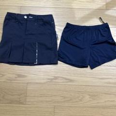 ネイビー スカートとショートパンツ セット