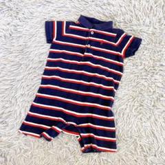 Ralph Lauren ラルフローレン　ポニー刺繍ポロシャツロンパース　9M